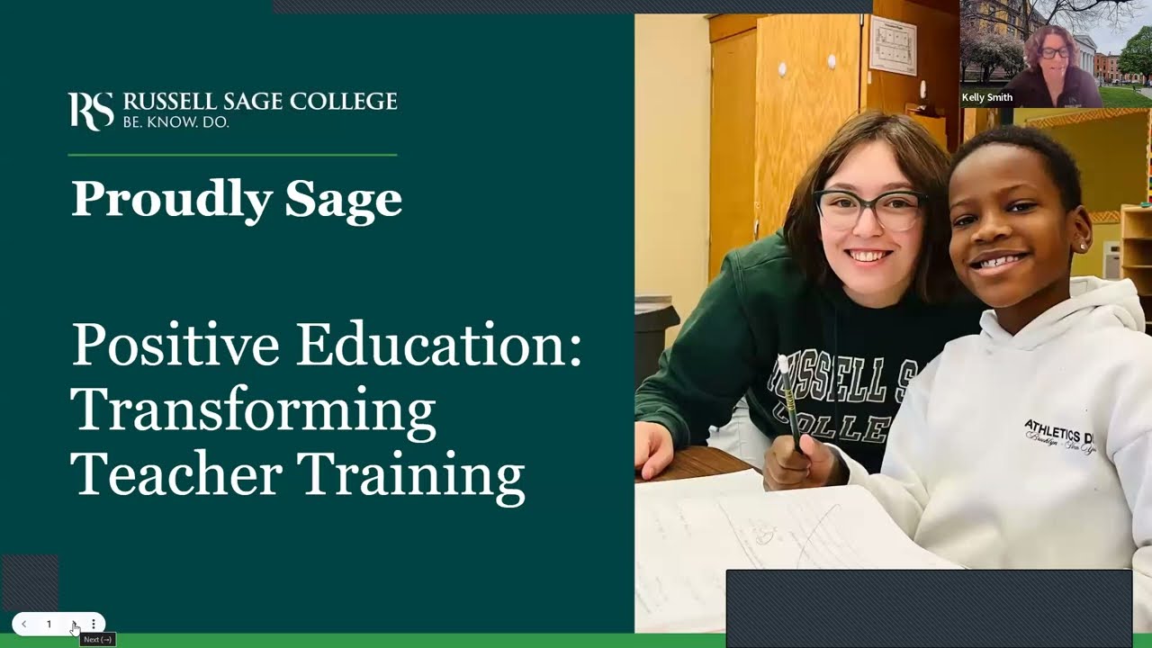Proudly Sage Positive Education - Transforming Teacher Training